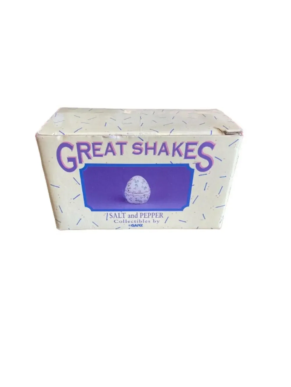 Vintage Great Shakes By Ganz Stackable Easter Egg Salt And Pepper Shakers
